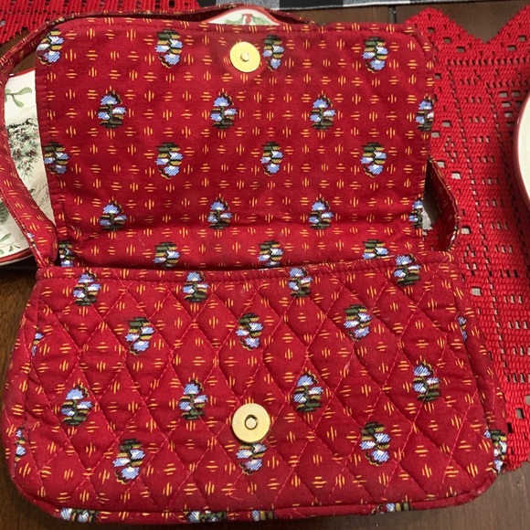 Vera Bradley Provincial Red purse - Picture 2 of 4